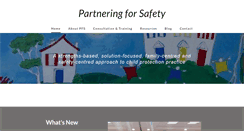 Desktop Screenshot of partneringforsafety.com